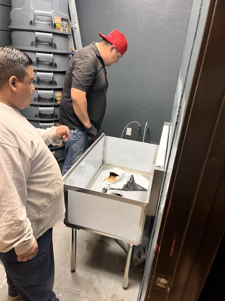 Commercial plumbing and sink installation in Lakeview